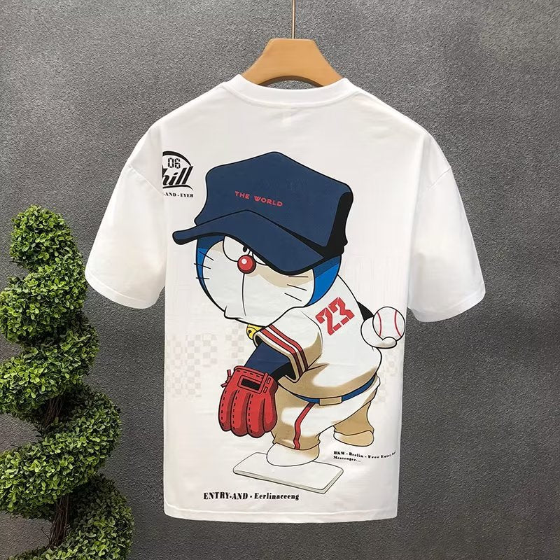 Camiseta Desenhos Animados Tops de alta qualidade